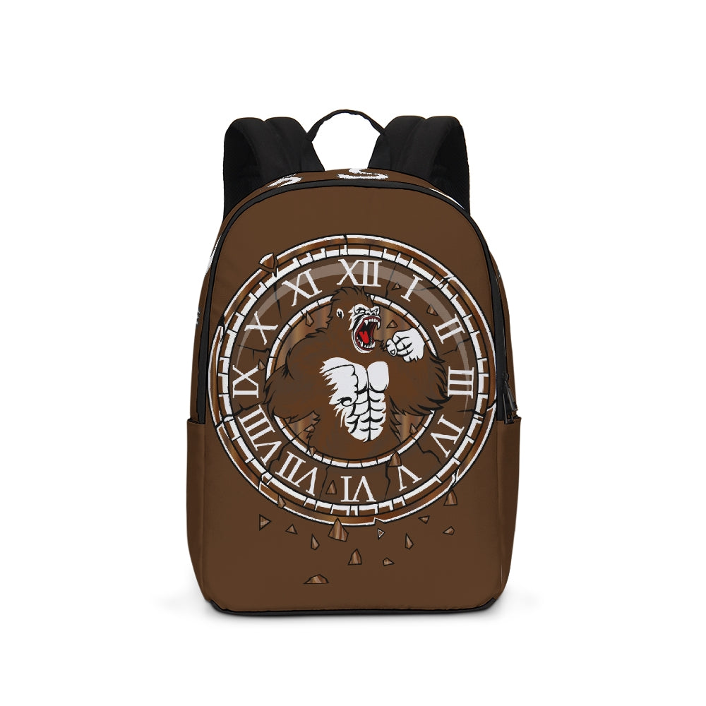 Brown/Polyester/Luxury Backpack - R3S3T Clothing