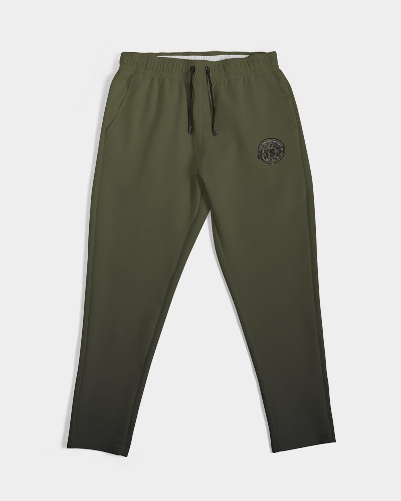 Olive Green/Black/Polyester/Ombre Joggers - R3S3T Clothing