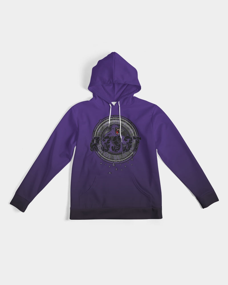 Purple/Black/Ombre/Polyester Hoodie - R3S3T Clothing