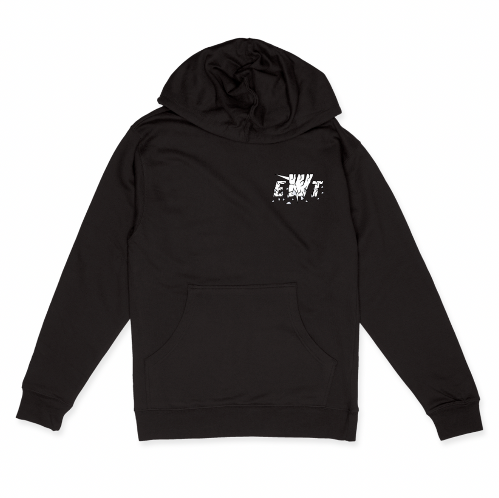 Black/Cotton/Graphic Luxury Hoodie - R3S3T Clothing